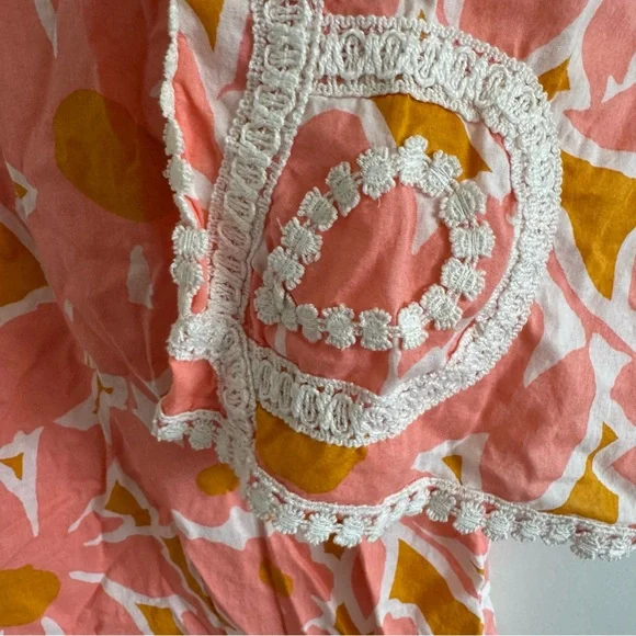 J. Crew Pink and Orange Floral Coverup - Picture 3 of 5